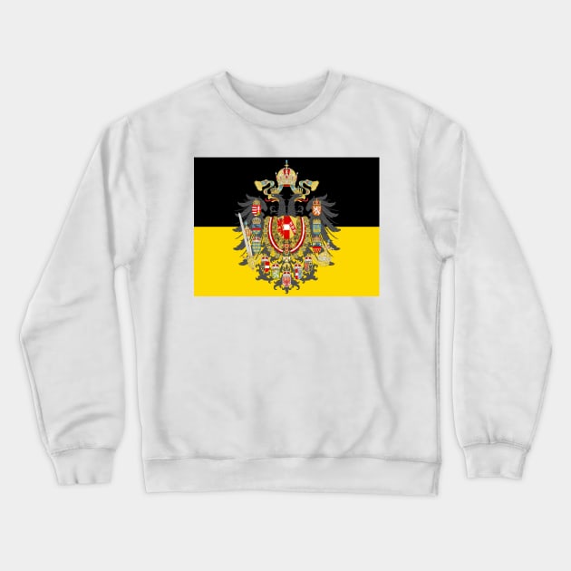 Austrian empire coat of arms flag Crewneck Sweatshirt by AidanMDesigns